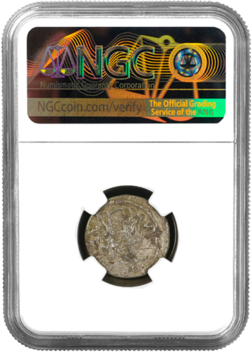 2 денария Император Галлиен (253-268 г.) Римская империя серебряная монета (2)