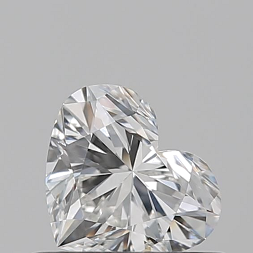 0.5 carat G-VVS2 Natūralus Heart Deimantas (1)