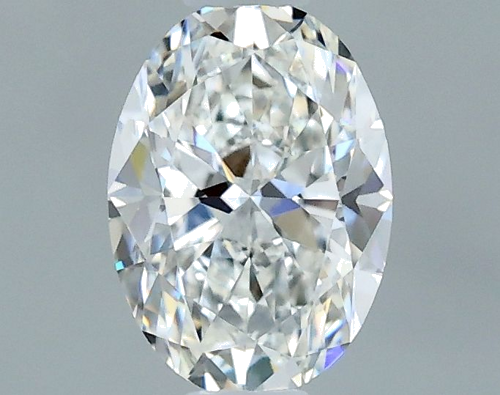 0.5 carat F-VVS2 Natūralus Oval Deimantas (1)