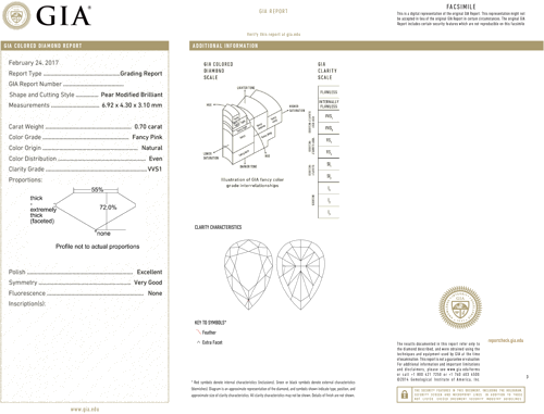 0,19 карата Брилянтен кръг W / SI2 (2)