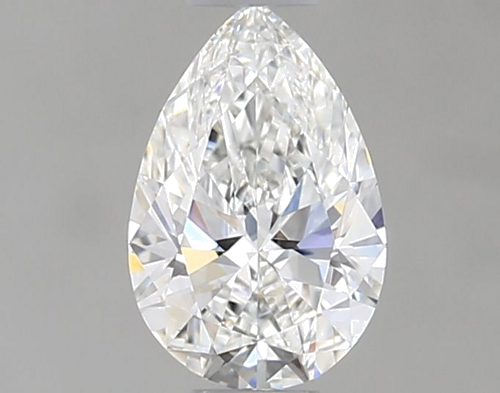 0.4 carat F-VVS2 Natūralus Pear Deimantas (1)