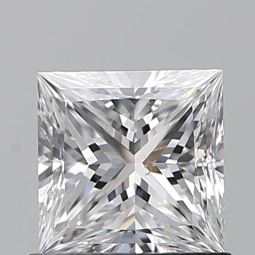 0.91 carat D-VS2 Natūralus Princess Deimantas (1)