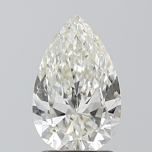 1.5 carat J-SI2 Natūralus Pear Deimantas (1)