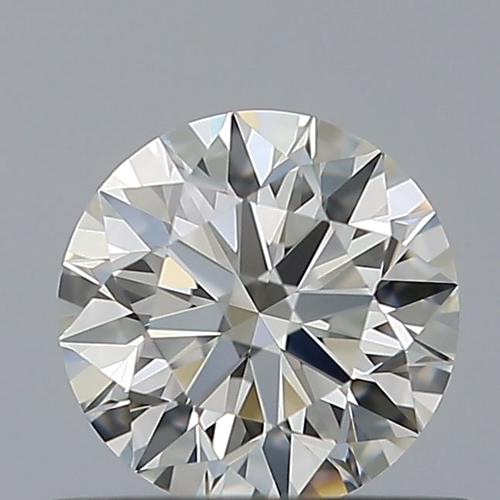 0.5 carat H-VVS2 Excellent cut Natūralus Round Deimantas (1)