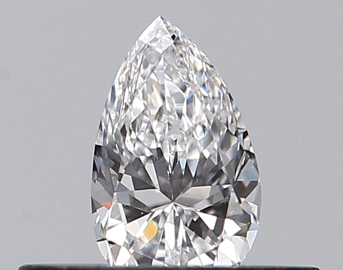 0.25 carat D-VVS1 Natūralus Pear Deimantas (1)