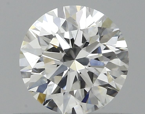 0.51 carat F-SI1 Excellent cut Natūralus Round Deimantas (1)