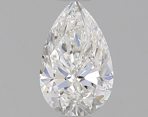 0.5 carat F-VS1 Natūralus Pear Deimantas (1)