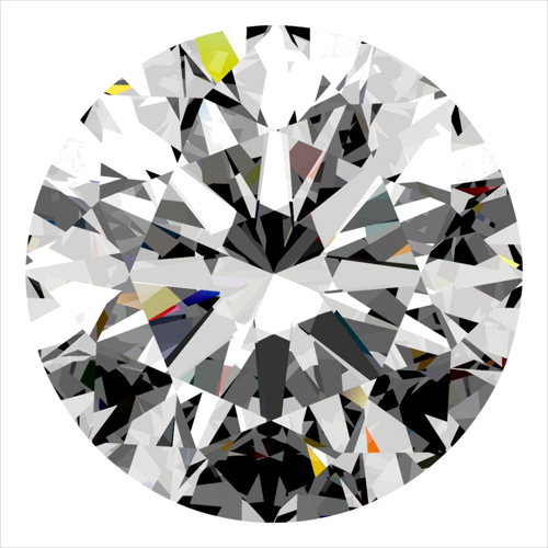 0.34 carat F-VS1 Excellent cut Natūralus Round Deimantas (1)
