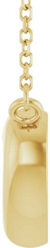Pakabukas „Accented Heart“ 14k yellow gold Round 4.5mm (3)