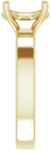 Sužadėtuvių Žiedas „Solitaire“ 14k yellow gold Round 8.8mm (4)
