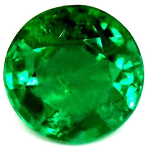 0.47 carat GREEN Round Smaragdas (1)