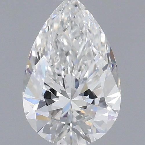 0.52 carat E-VS2 Natūralus Pear Deimantas (1)