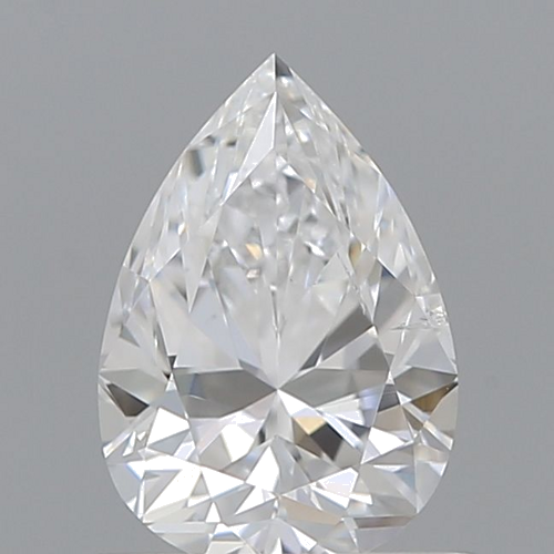 0.7 carat D-SI2 Natūralus Pear Deimantas (1)