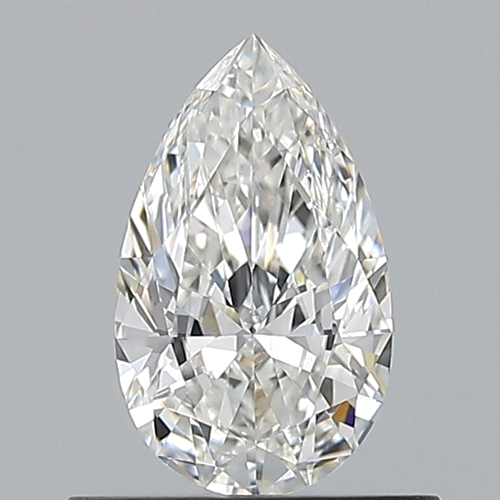 0.5 carat G-VS1 Natūralus Pear Deimantas (1)