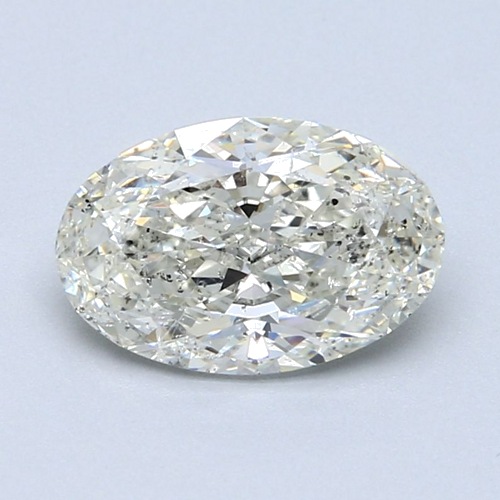 2.01 carat J-SI2 Natūralus Oval Deimantas (1)