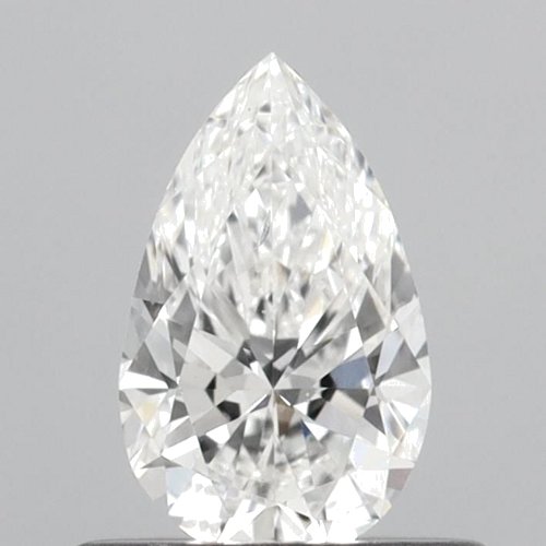0.5 carat E-SI1 Natūralus Pear Deimantas (1)