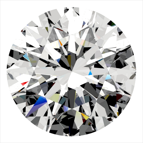 0.3 carat F-SI1 Excellent cut Natūralus Round Deimantas (1)