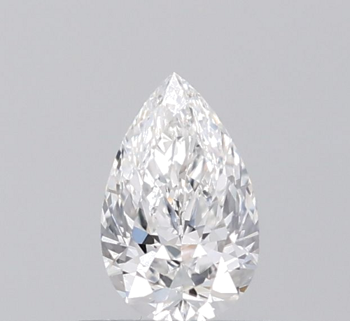 0.55 carat E-VS2 Natūralus Pear Deimantas (1)