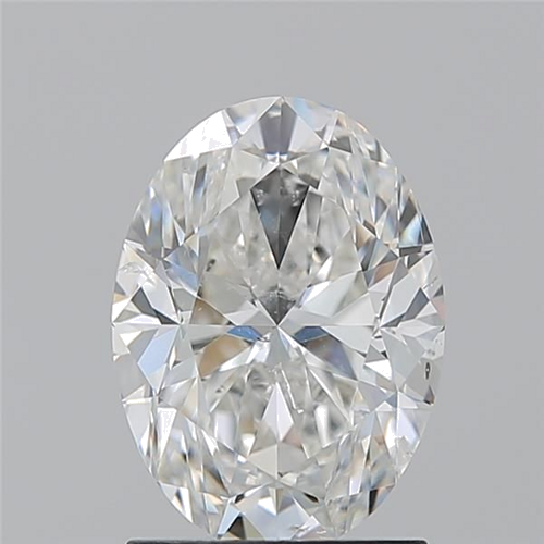 1.74 carat G-SI2 Natūralus Oval Deimantas (1)