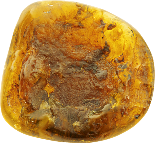 34,40 g Amber nugget with tree bark inclusion (2)