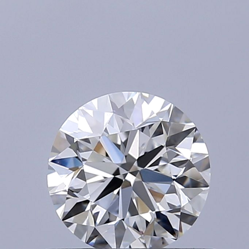 0.5 carat F-VVS2 Very Good cut Natūralus Round Deimantas (1)