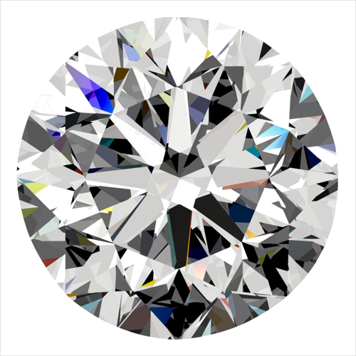 0.3 carat F-VS2 Very Good cut Natūralus Round Deimantas (1)