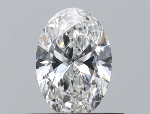 0.37 carat F-VVS2 Natūralus Oval Deimantas (1)