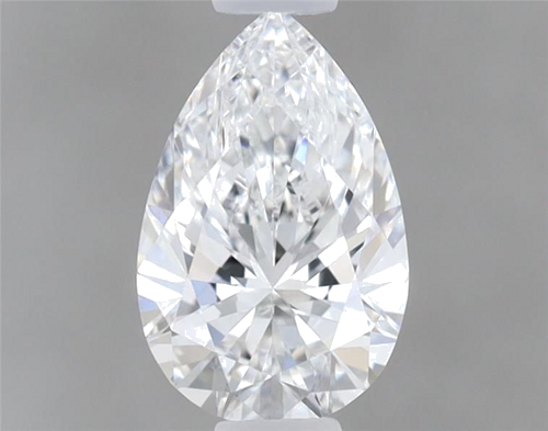 0.6 carat D-VS1 Natūralus Pear Deimantas (1)