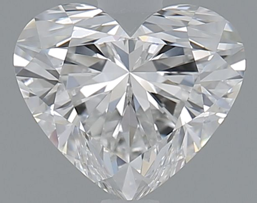 1.0 carat E-VVS2 Natūralus Heart Deimantas (1)