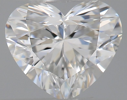 0.5 carat E-VVS2 Natūralus Heart Deimantas (1)