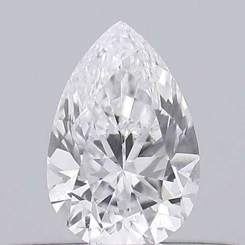 0.19 carat D-VS2 Natūralus Pear Deimantas (1)