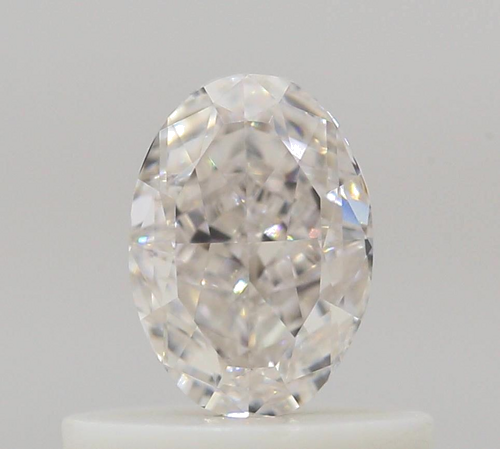 0.5 carat Faint Pinkish Brown-VS2 Natūralus Oval Deimantas (1)
