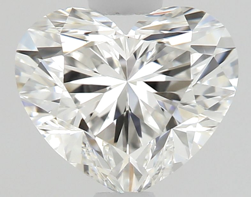 0.52 carat F-VS1 Natūralus Heart Deimantas (1)