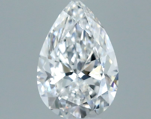 0.31 carat D-VVS2 Natūralus Pear Deimantas (1)