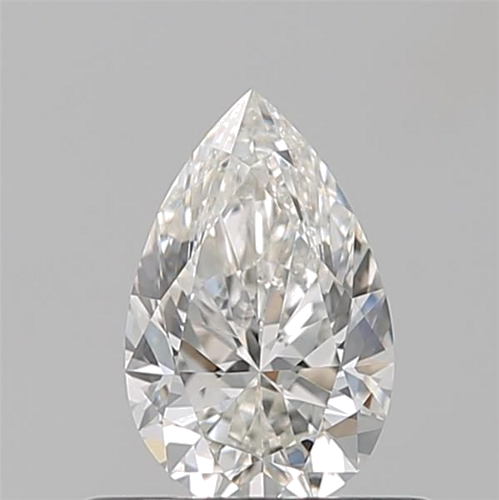 0.51 carat H-VVS1 Natūralus Pear Deimantas (1)