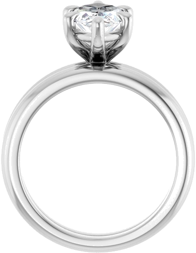 Sužadėtuvių Žiedas „Claw-Prong“ 14k white gold Marquise 13mm x 6.5mm (7)