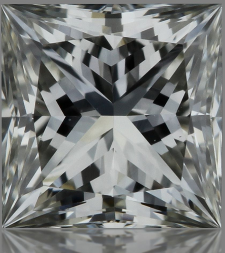 0.32 carat J-VVS2 Natūralus Princess Deimantas (1)