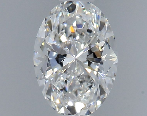 0.4 carat F-VVS2 Natūralus Oval Deimantas (1)