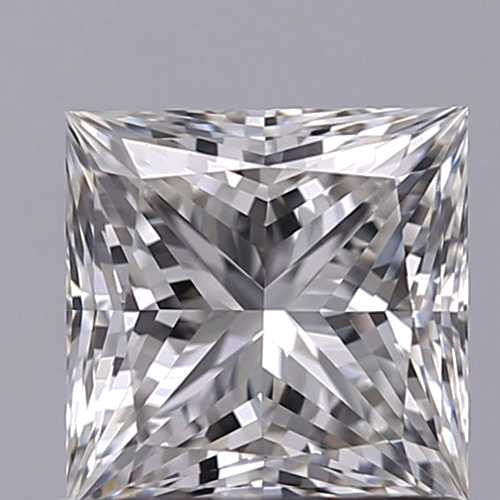 0.9 carat H-FL Natūralus Princess Deimantas (1)