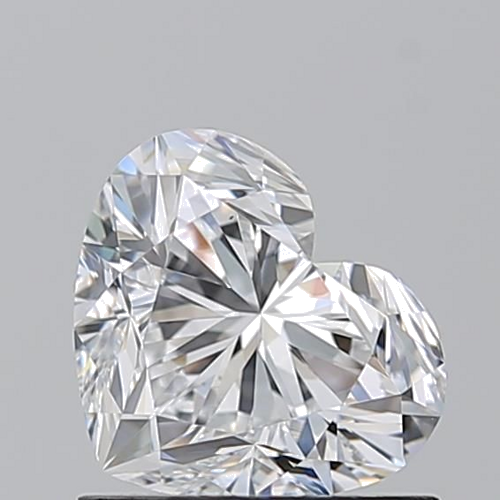 1.01 carat D-VS1 Natūralus Heart Deimantas (1)