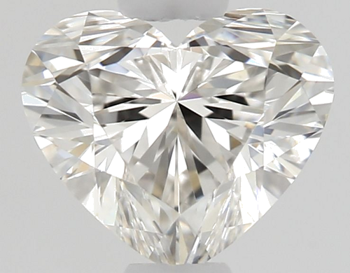 0.55 carat H-VVS2 Natūralus Heart Deimantas (1)