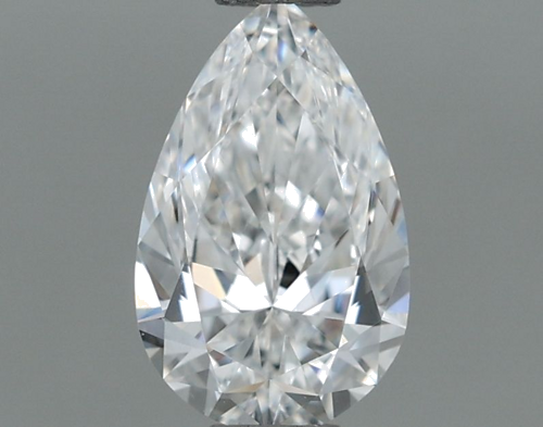 0.5 carat E-VS2 Natūralus Pear Deimantas (1)
