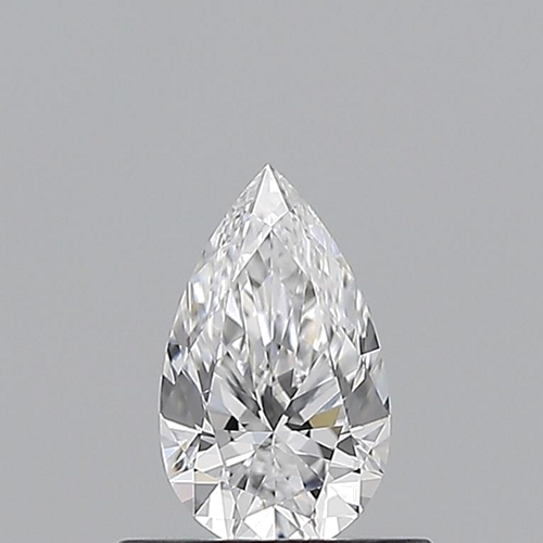 0.51 carat D-VVS2 Natūralus Pear Deimantas (1)