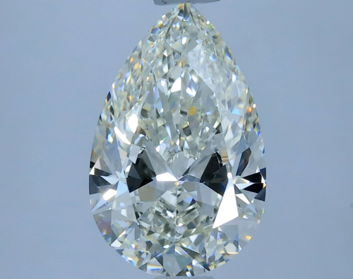 1.0 carat J-VVS2 Natūralus Pear Deimantas (1)