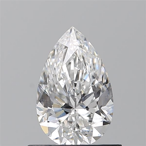 0.7 carat E-SI1 Natūralus Pear Deimantas (1)