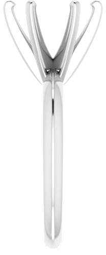 Sužadėtuvių Žiedas „Light Solitaire“ 950 Platinos Round 9.1mm x 9.7mm (4)