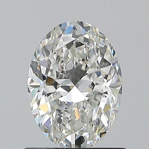 0.9 carat G-SI1 Natūralus Oval Deimantas (1)