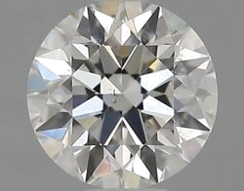 0.53 carat G-SI1 Excellent cut Natūralus Round Deimantas (1)