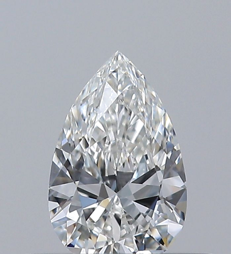 0.31 carat G-IF Natūralus Pear Deimantas (1)