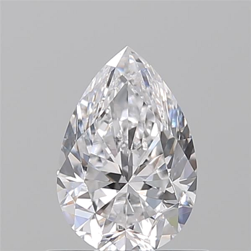 0.7 carat D-VS2 Natūralus Pear Deimantas (1)